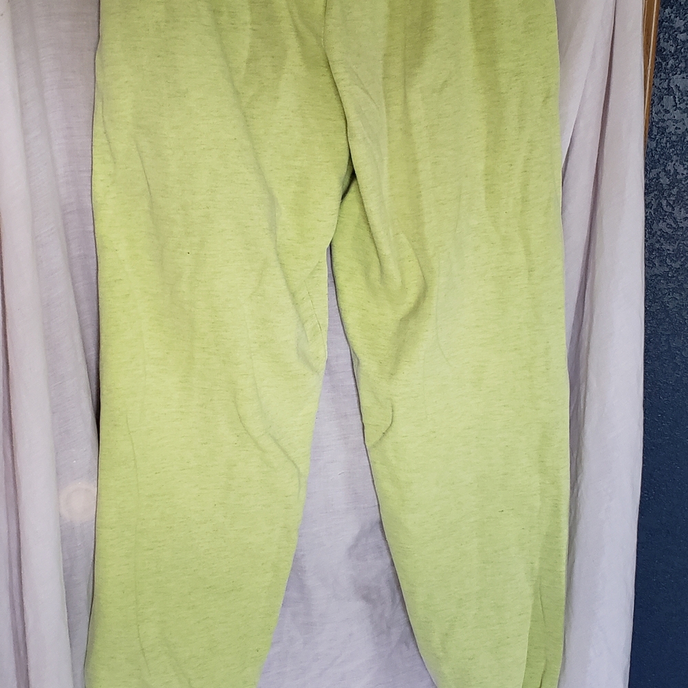 Vibrant Green‎ Joggers with Relaxed Fit and Soft Texture